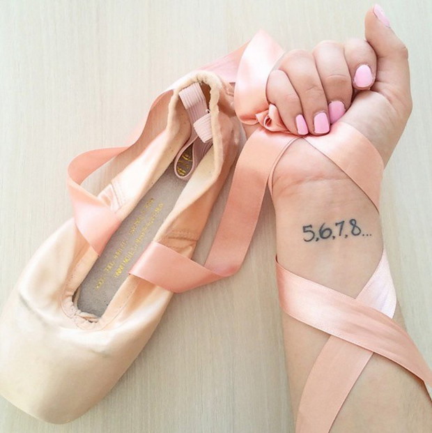 #FitTattoo: tatuaże dla miłośników sportu, fot. @princesse_guimauve