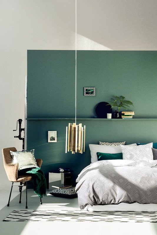 Zielona sypialnia, H&M HOME