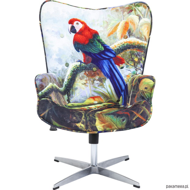 FOTEL OBROTOWY JUNGLE FEVER, PAPUGA, OBROTOWY, Home Design, 2915 zł