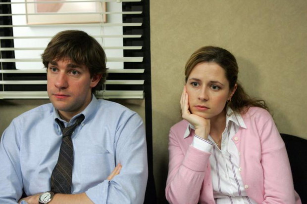 Pam i Jim z The Office
