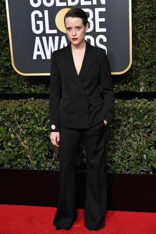 Złote Globy 2018: Claire Foy w komplecie Stella McCartney