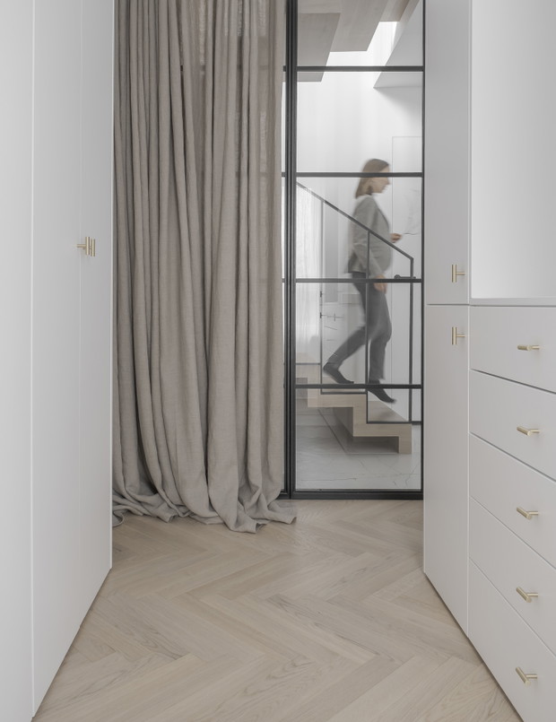 Dwupoziomowy apartament w Zielonej Górze, projekt: Mindful Architekci