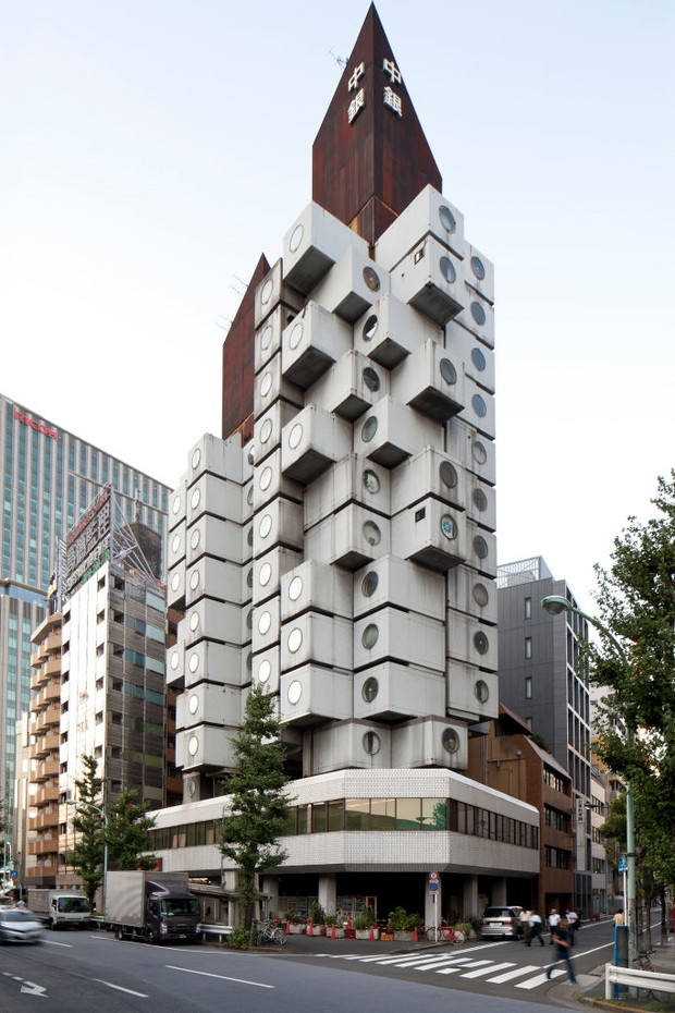 Nakagin Capsule Tower w Tokio