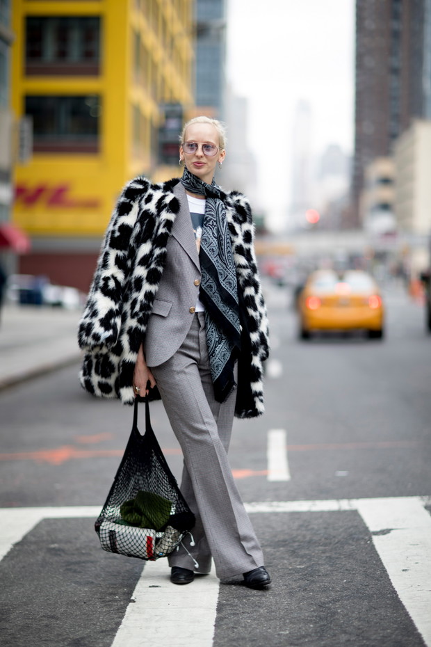 Stylizacje gości na NYFW FW18