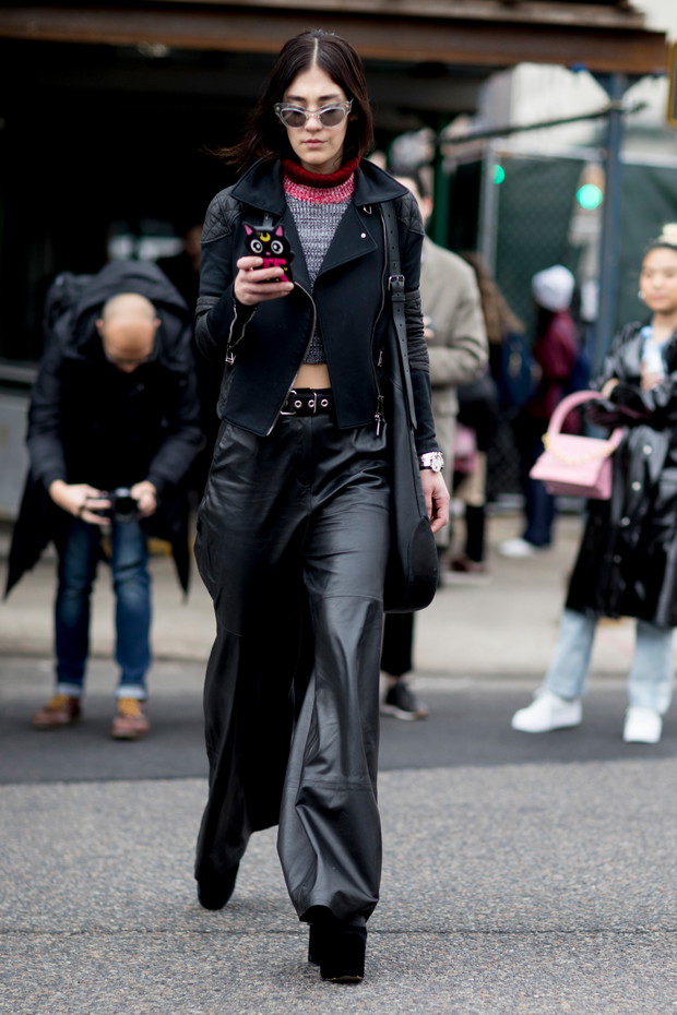 Stylizacje gości na NYFW FW18