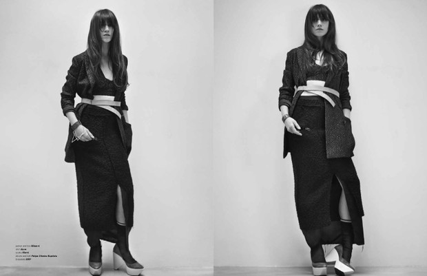 Charlotte Gainsbourg w sesji dla Zoo Magazine, nr 40 / fot. Bryan Adams