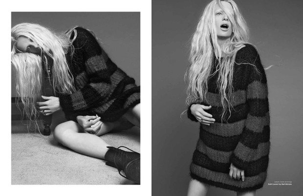 Kristen McMenamy w sesji dla Zoo Magazine, nr 40 / fot. Dancian