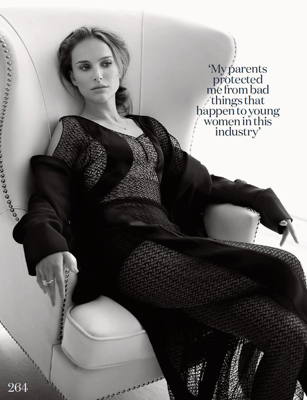 Natalie Portman w listopadowym ELLE UK