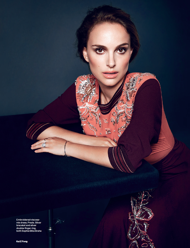 Natalie Portman w listopadowym ELLE UK