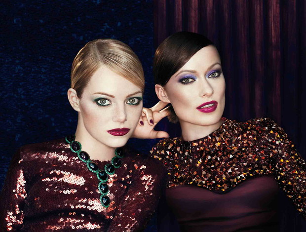 Emma Stone i Olivia Wilde dla Revlon, fot. serwis prasowy
