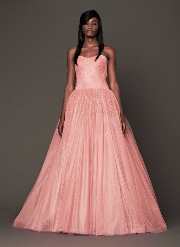 Suknie ślubne Vera Wang na jesień 2014, lookbook, fot. mat. prasowe
