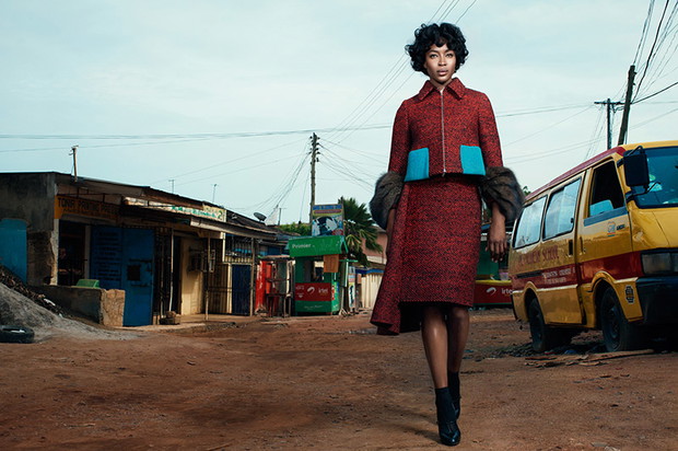 Elegancka Naomi Campbell w W Magazine