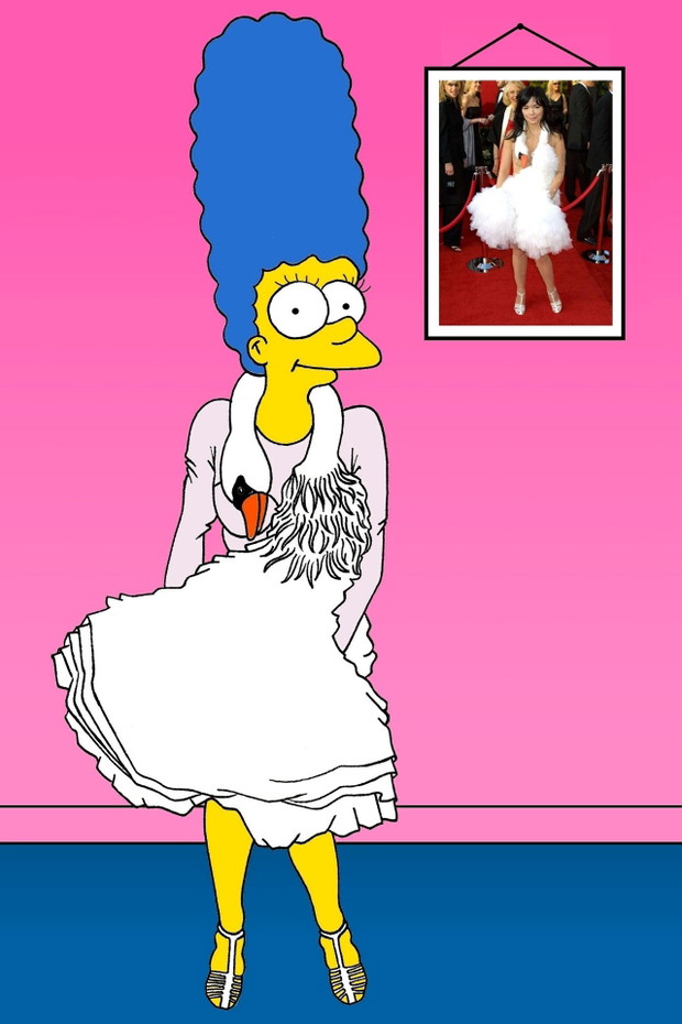 Marge Simpson w legendarnych stylizacjach