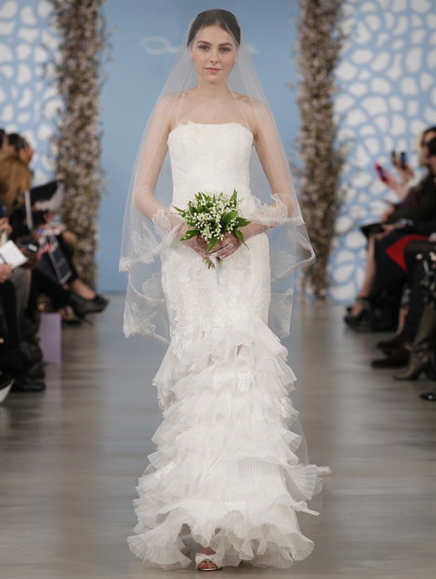 Suknie ślubne 2014: Oscar de la Renta