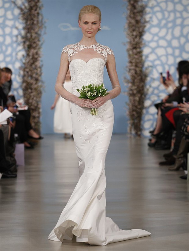 Suknie ślubne 2014: Oscar de la Renta