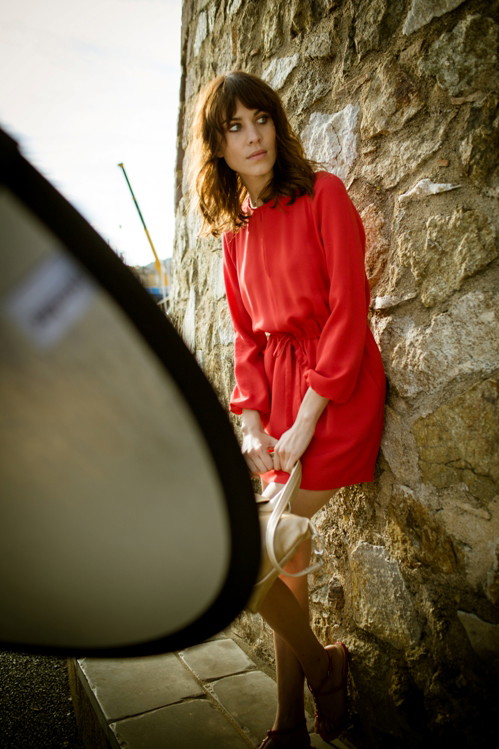 Alexa Chung w wiosennej kampanii Longchamp