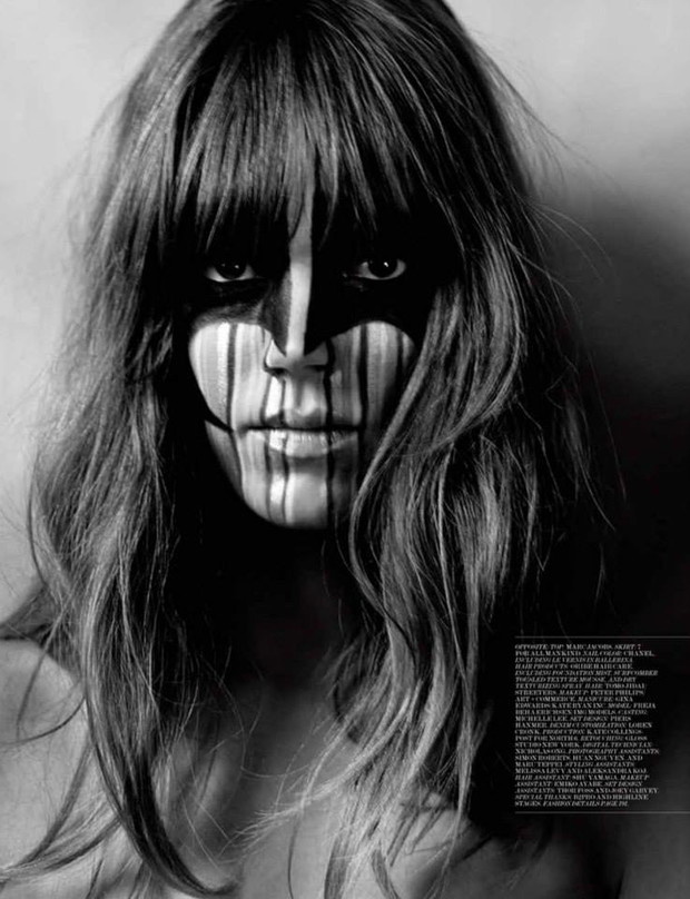 Freja Beha Erichsen w Louis Vuitton dla Interview