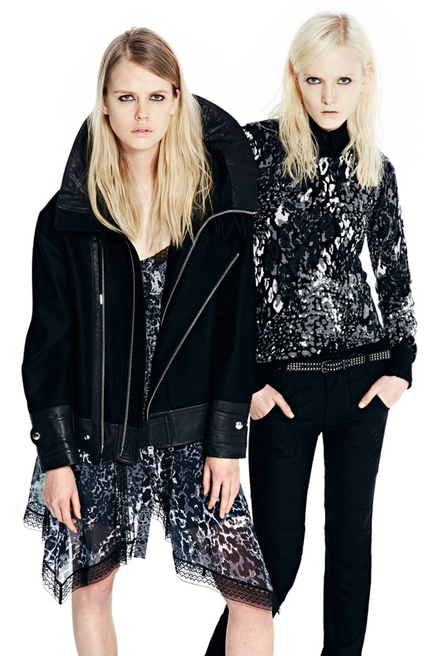 Maja Salamon w lookbooku Diesel Black Gold Pre-Fall 2014
