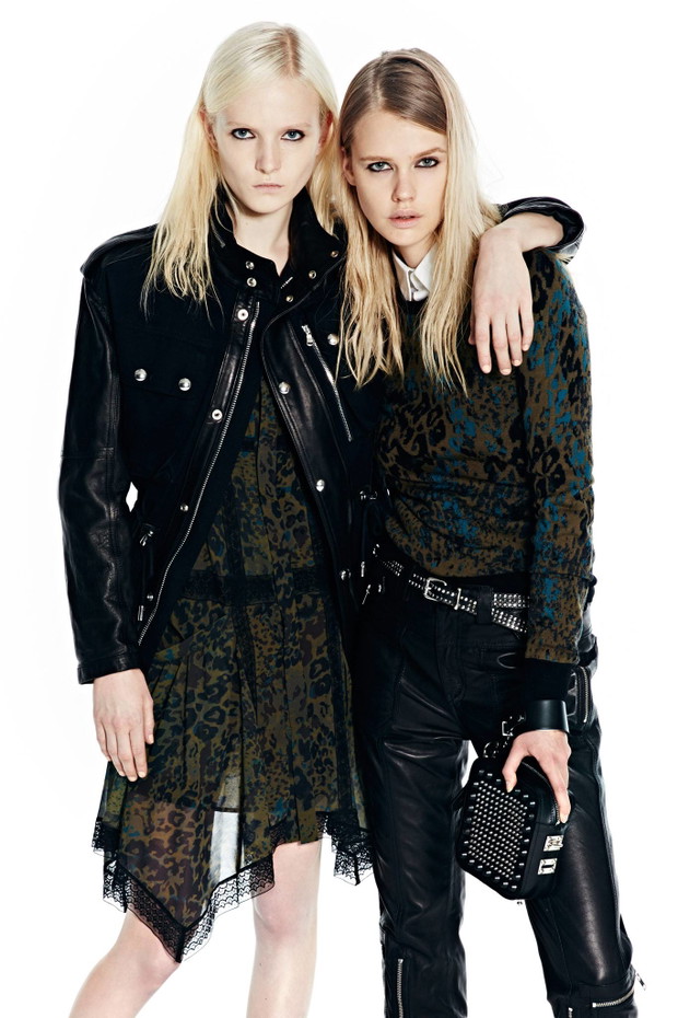 Maja Salamon w lookbooku Diesel Black Gold Pre-Fall 2014