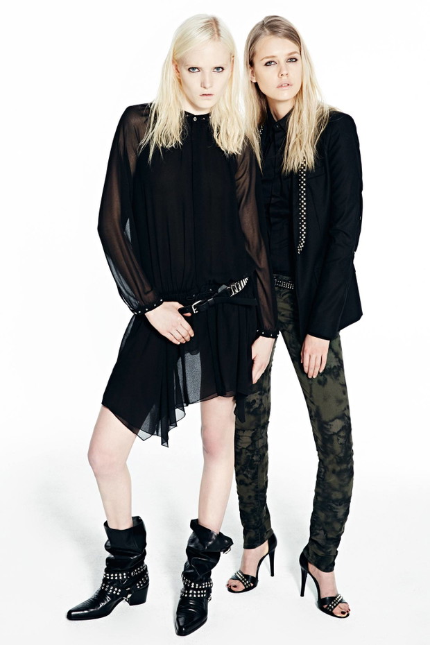 Maja Salamon w lookbooku Diesel Black Gold Pre-Fall 2014