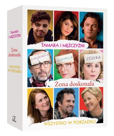 Prezent na Mikołajki: ambitne komedie - boks: Wszystko w porządku/ Tamara i mężczyźni/ Żona doskonała19,99 zł / Empik