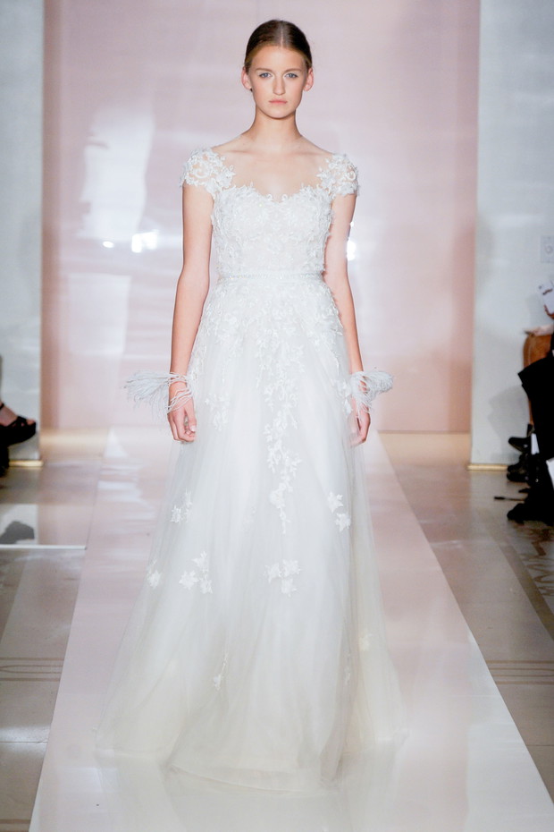 Suknie ślubne 2014: Reem Acra jesień 2014