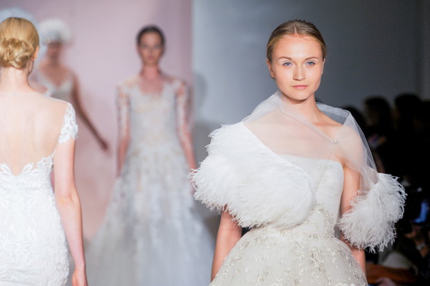 Suknie ślubne 2014: Reem Acra jesień 2014