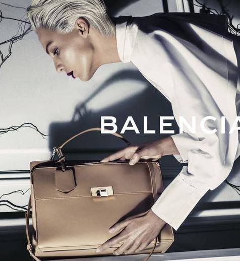 Daria Werbowy w kampanii Balenciaga wiosna-lato 2014