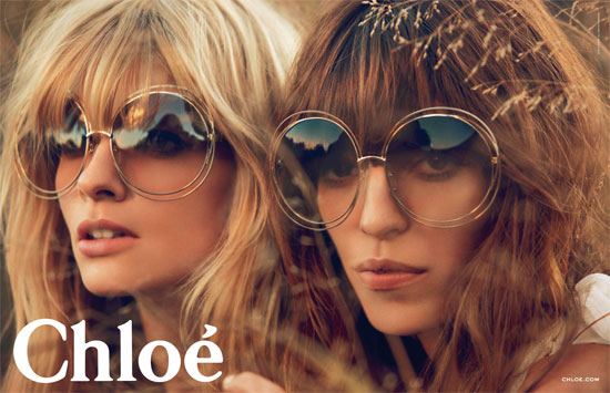 Lou Doillon i Julia Stegner w kampanii Chloe wiosna-lato 2014