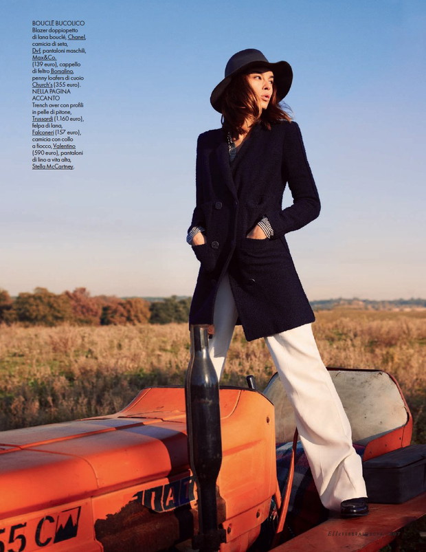 Kasia Smutniak w lutowym ELLE Italy!