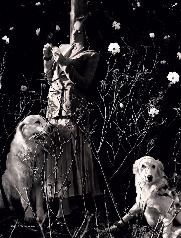 Kasia Smutniak w lutowym ELLE Italy!