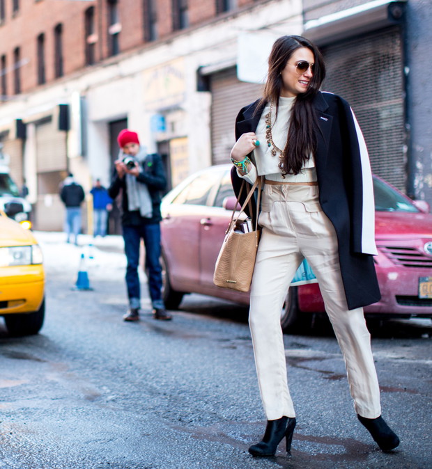Street fashion: NYFW jesień-zima 2014/2015, dzień 1