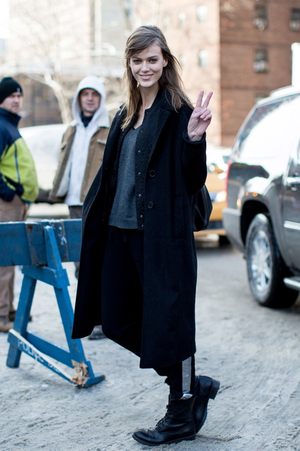 Street fashion: NYFW jesień-zima 2014/2015, dzień 1