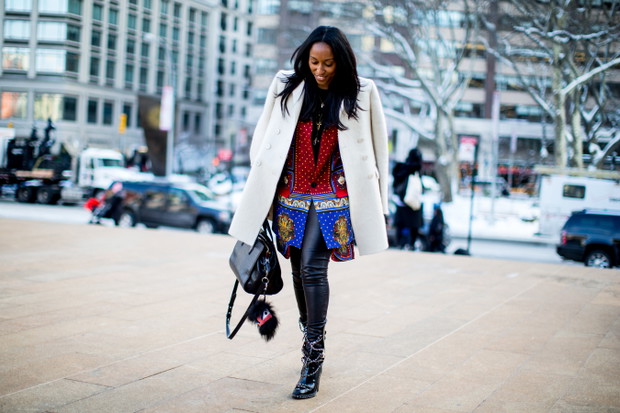 Street fashion: NYFW jesień-zima 2014/2015, dzień 1
