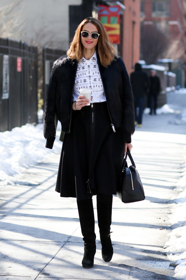 Street fashion: NYFW jesień-zima 2014/2015, dzień 6