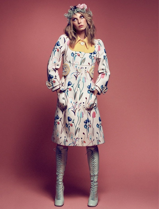 Angela Lindvall dla Elle Russia!