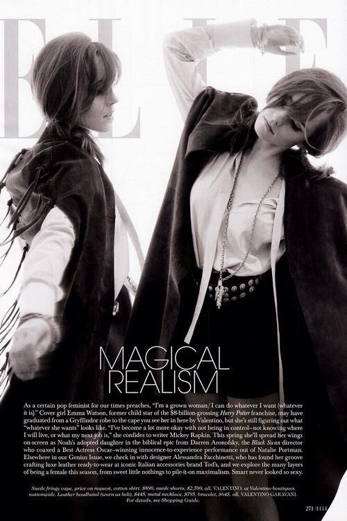 Emma Watson w kwietniowym ELLE US!