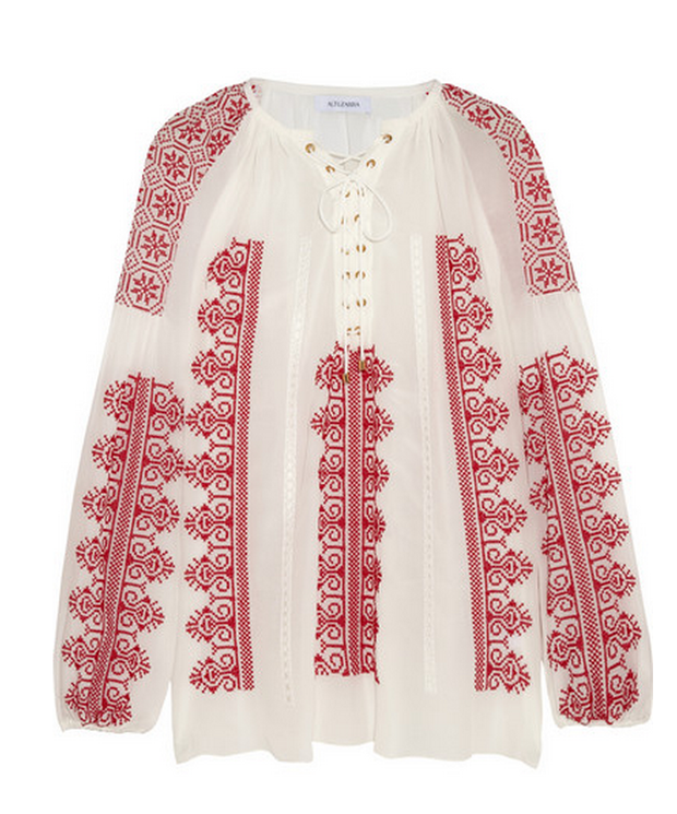 Trendy wiosna lato 2014: haftowane koszule