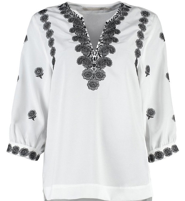 Trendy wiosna lato 2014: haftowane koszule