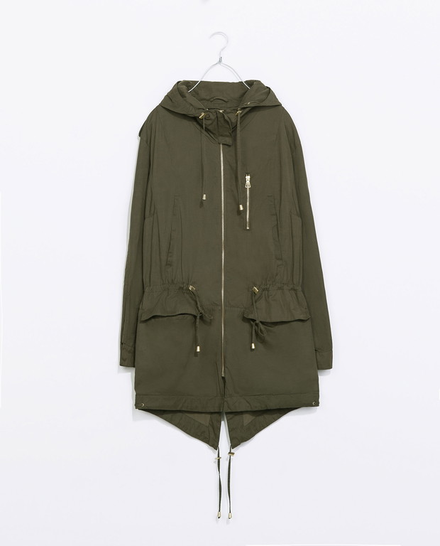 Kurtka parka - trendy wiosna lato 2014