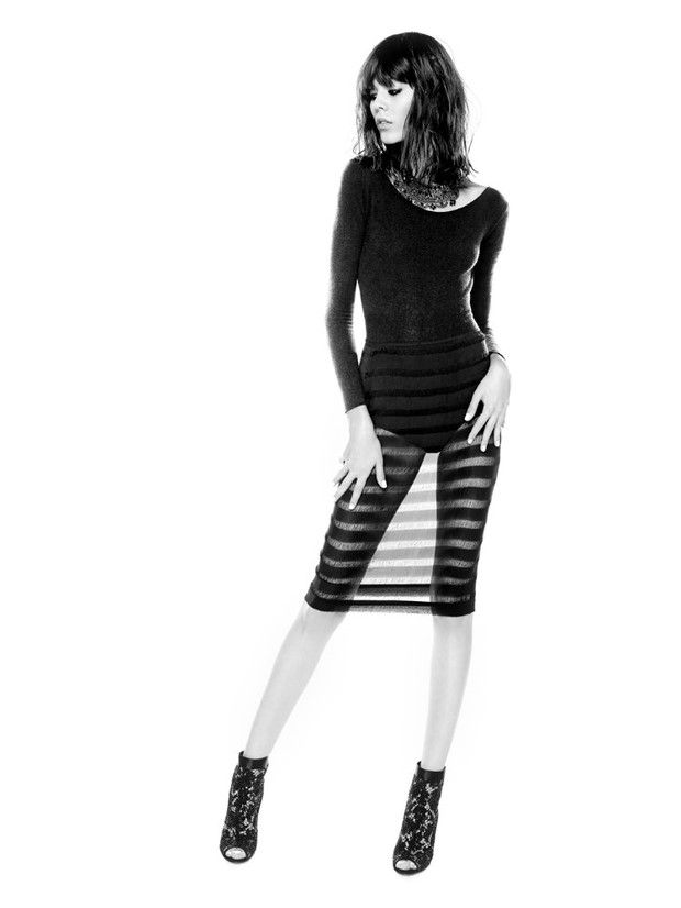 Ewa Wladymiruk w sesji ELLE & Project Runway