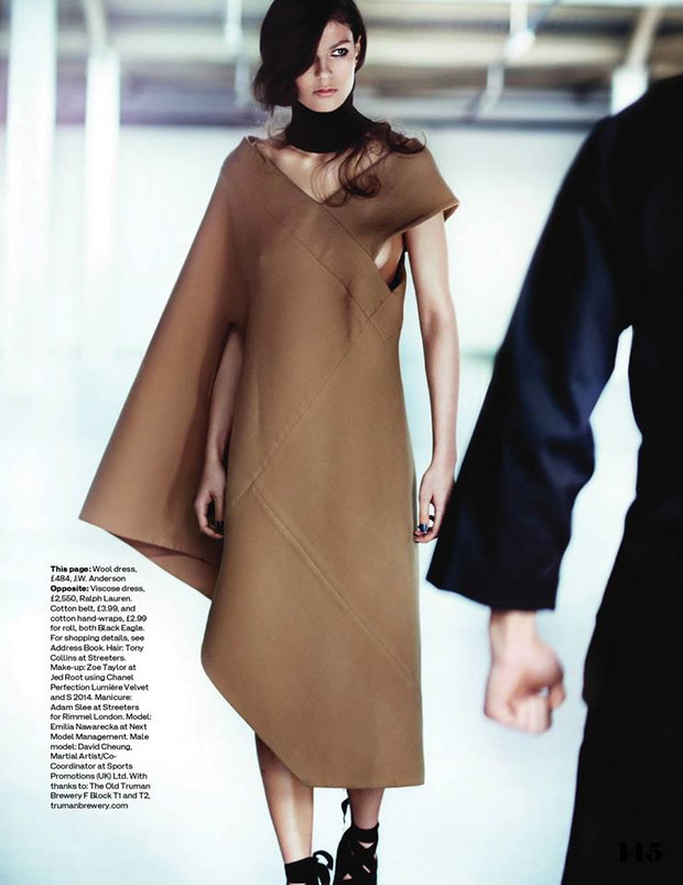 Emilia Nawarecka w lipcowym numerze ELLE UK