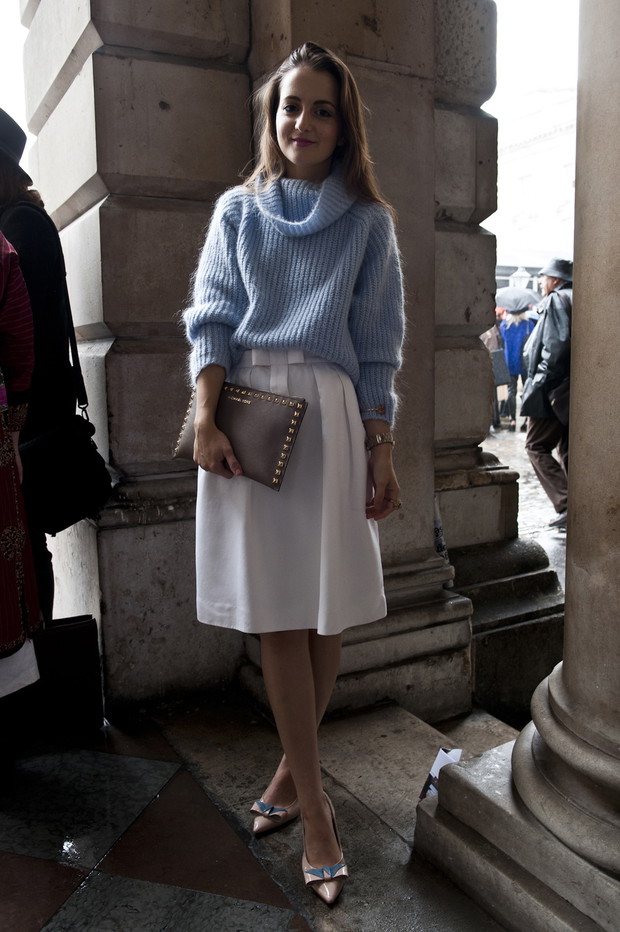 Street fashion: pastele