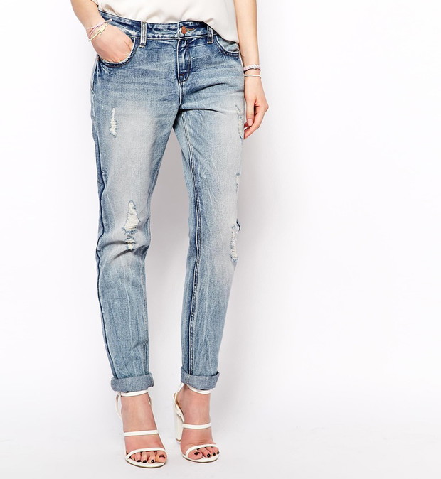 Boyfriend jeans - trendy wiosna lato 2014