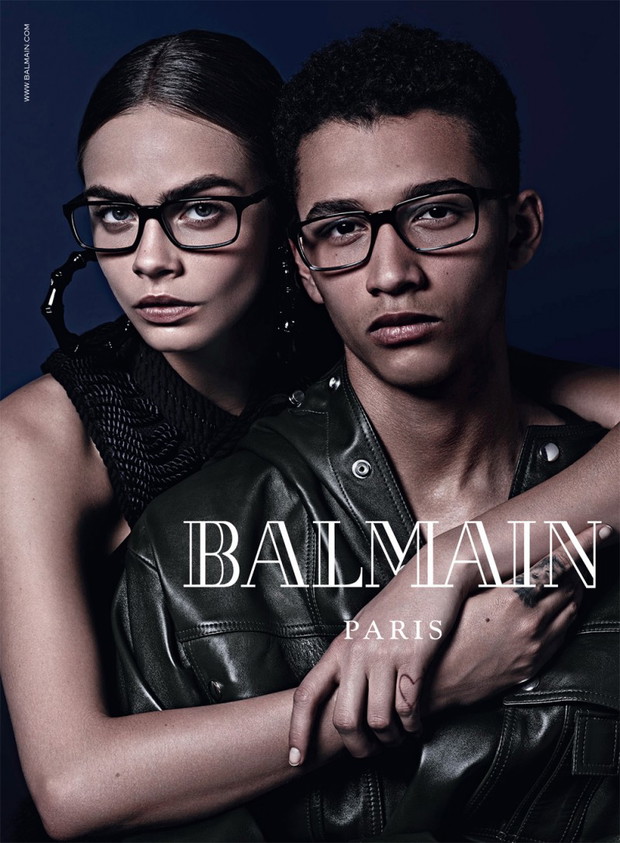 Cara Delevingne i Jourdan Dunn w kampanii Balmain jesień zima 2014/15