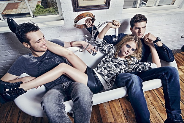 Cara Delevingne w kampanii Pepe Jeans jesień-zima 2014/2015