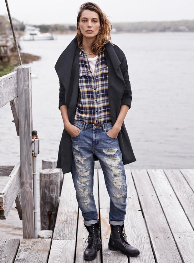 Daria Werbowy ponownie w kampanii Mango jesień-zima 2014/2015