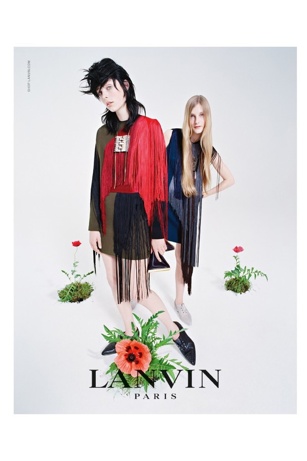 Edie Campbell w kampanii Lanvin jesień-zima 2014-2015