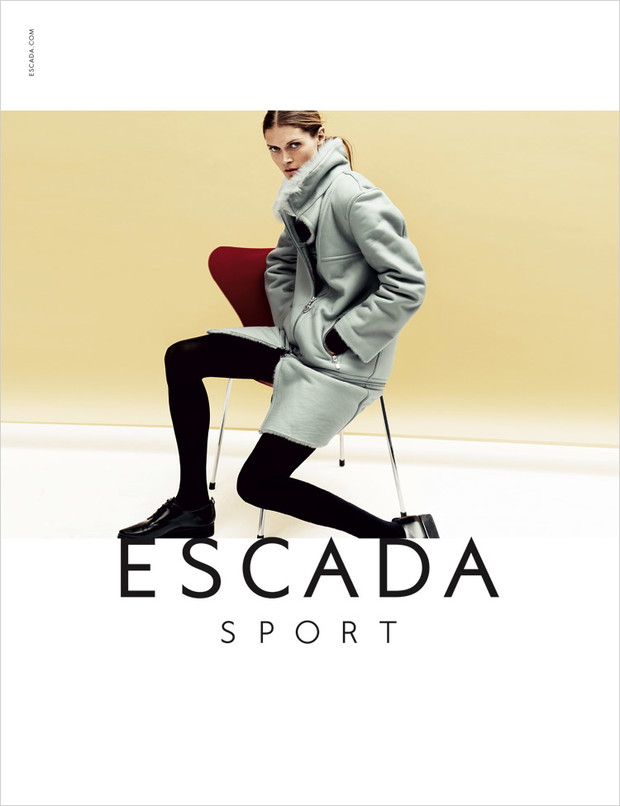 Małgosia Bela w kampanii Escada jesień-zima 2014/2015