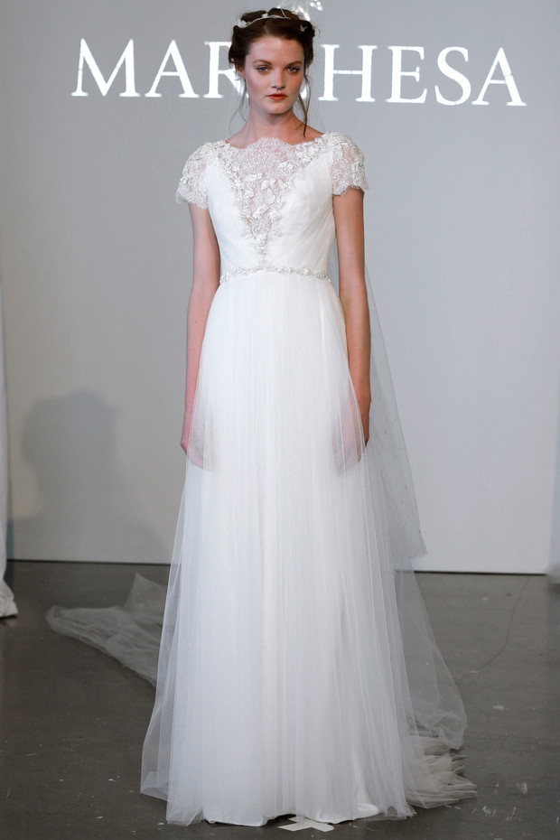 Suknie ślubne 2015: Marchesa wiosna 2015